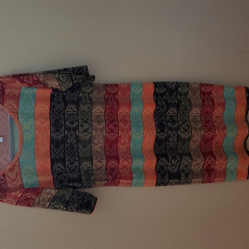 Lularoe Hidden Mickey Julia Dress size XL